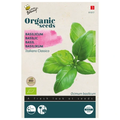 Afbeelding van Organic Basilicum Genovese (Skal 14725) Buzzy