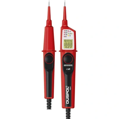 Afbeelding van Benning DUSPOL digital Tweepolige spanningstester Kalibratie (ISO) CAT III 1000 V, IV 600 V LCD, Vibratie, Akoestisch