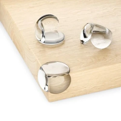 Afbeelding van deleyCON 12 stuks hoekbescherming voor baby&#039;s, transparante siliconen, zacht, rond, 20 mm x 30 mm, kinderen, tafelrandbescherming hout, metaal, tafel, glazen tafel enz.