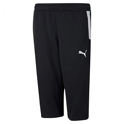 Afbeelding van Puma Teamliga 3/4 Trainingsbroek Kinderen Zwart Maat: 116