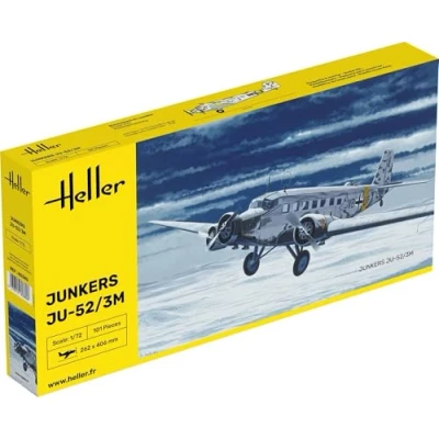 Afbeelding van 1:72 Heller 80380 Junkers Ju 52/3M Luftwaffe Plastic Modelbouwpakket