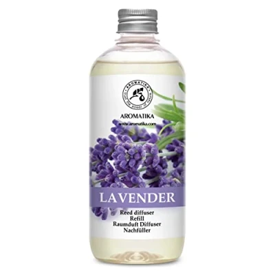 Afbeelding van Navulling Geurstokjes Lavendel 500 ml Intensieve Verdampingsduur van 50 weken Aromatherapie Diffuser Luchtverfrisser Huisparfum Geurolie Hergebruik Geurverspreider Aromatika.