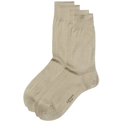 Image de Camano Chaussettes Homme 4303, Beige (18 Sand), 43 46 EU
