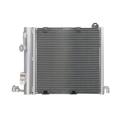 Afbeelding van BOSCH 1 986 AD2 090 Condensor Airco Met stikstofvulling droger, montagehandleiding, Zonder afdichtring 14,1mm 8,3mm 378mm R1234yf, R124a