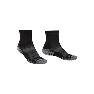 Afbeelding van Bridgedale Heren Wandelsokken Quarter Lightweight Zwart 48 50