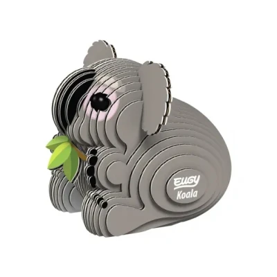 Afbeelding van Eugy 3d puzzel Koala 6 X 5 Cm Karton Grijs 32 delig