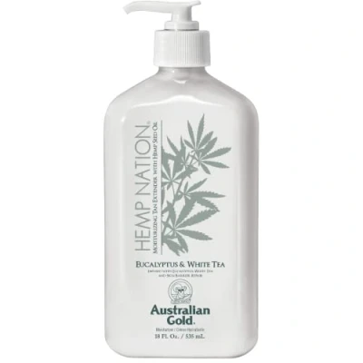 Afbeelding van Australian Gold Hemp Nation Eucalyptus &amp; White Tea Aftersun Inhoud : 535 ml