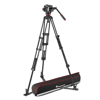 Afbeelding van Manfrotto MVK504XTWINGA 504X Video Head + aluminium Twin Leg GS statiefkit