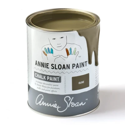 Afbeelding van Annie Sloan olijfgroene krijtverf Olive Dress it up 500ml / Groen
