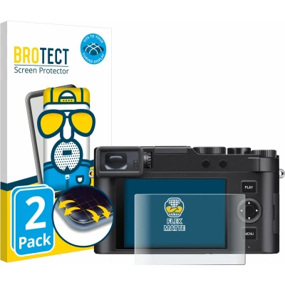 Afbeelding van BROTECT Screenprotector voor Leica D Lux 8 Folie Beschermfolie matte volledig dekking (2 Stuks)