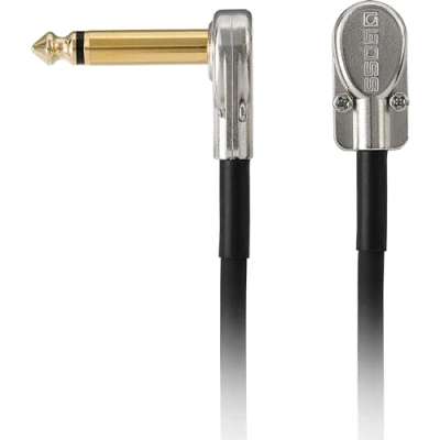 Image de BOSS BPC 18 18in/45cm length Space saving pedal patch cable with slimline pancake plugs for pedalboards