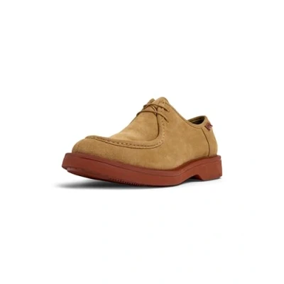 Afbeelding van Camper Norman Sportieve veterschoenen, Heren, Maat: 46, Medium brown Veloursleer