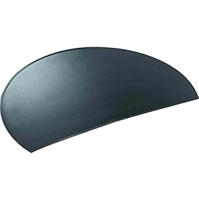 Afbeelding van Läufer Durella Rondo 49776 bureauonderlegger, halfrond, antislip, 73 x 48 cm, zwart