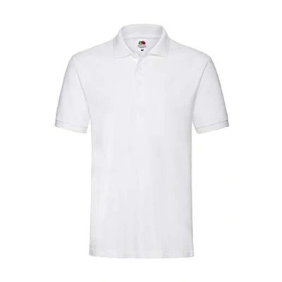 Afbeelding van Fruit of the Loom Premium Polo S M L XL XXL 3XL ook kleursets kleursets, Wit,