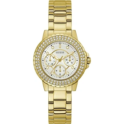 Afbeelding van Guess Horloge goldcoloured, Dames, Maat: One Size, Gold coloured