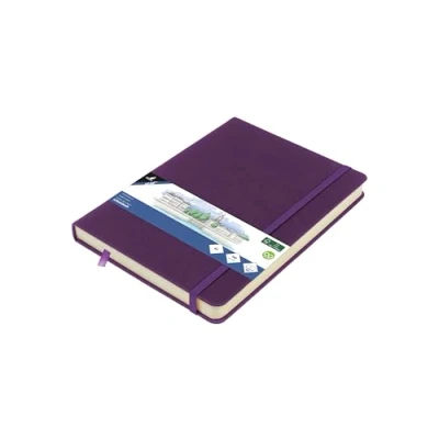 Afbeelding van Kangaro schetsboek A5 purple heart met elastiek en lint K 861292