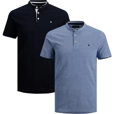 Afbeelding van Jack &amp; Jones Heren poloshirt 2 pack Paulos Mao
