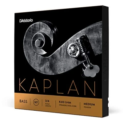 Image de D&#039;Addario K610 3/4M Jeu de cordes contrebasse Kaplan, manche 3/4, Medium