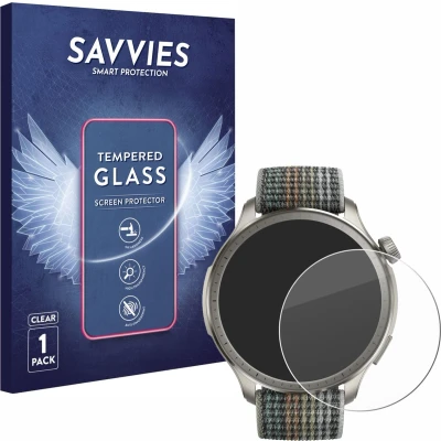 Afbeelding van Savvies Glas Screenprotector voor Huami Amazfit Balance Gehard Beschermglas 9H