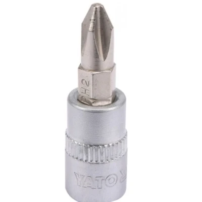 Afbeelding van YATO YT 04412 Schroefbit 6,3 (1/4&quot;) Chroom vanadium staal