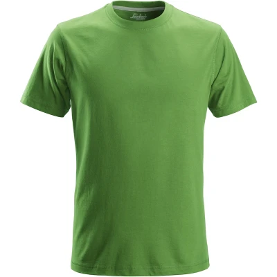 Afbeelding van Snickers 2502 Classic T shirt Appelgroen L