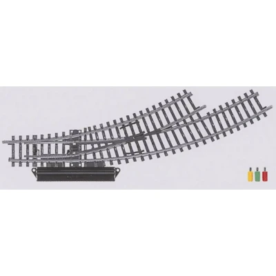 Afbeelding van H0 Märklin K rails (zonder ballastbed) 2268 Gebogen wissel, Links 2 stuk(s)