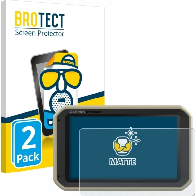 Afbeelding van BROTECT Screenprotector voor Garmin Overlander Folie Beschermfolie matte (2 Stuks)