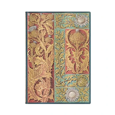 Afbeelding van Notitieboek Flexis Paperblanks Wild Thistle Midi Blanco