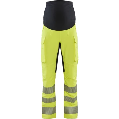 Afbeelding van Blaklader High Vis Zwangerschapsbroek met 4 weg stretch 7100 1642 Geel/Zwart M