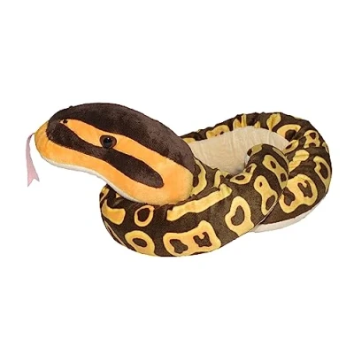 Afbeelding van Pluche koningspython slangen knuffel 137 cm speelgoed artikelen enge horror beesten