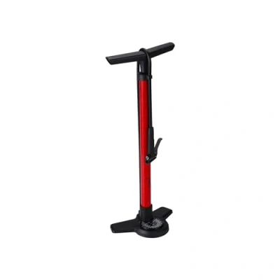 Afbeelding van BBB Cycling AirBoost Fietspomp met Drukmeter Fiets Pomp Racefiets en Mountainbike Voetpomp 11 Bar Rood BFP 28