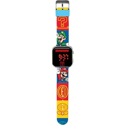 Afbeelding van Accutime Super Mario LED Horloge Kinderhorloge