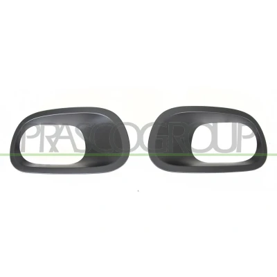 Afbeelding van PRASCO CI3281240 Frame, mistlamp Links, rechts zwart CITROËN: C3 III