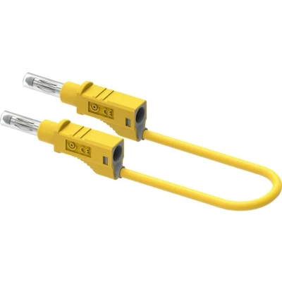 Afbeelding van Electro PJP 2211/600V CD1 100J Meetsnoer Bananenstekker 100 cm Geel 1 stuk(s)