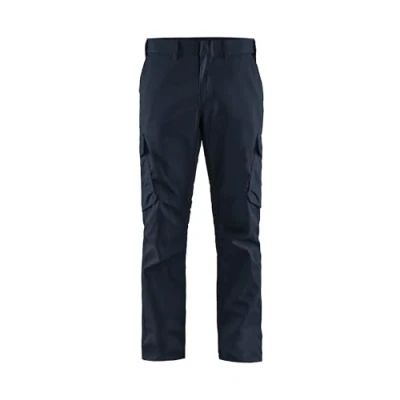 Afbeelding van Blaklader Industrie werkbroek stretch 1444 1832 Donker marineblauw/Zwart D92