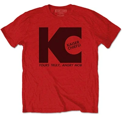 Afbeelding van Kaiser Chiefs Yours Truly Heren T shirt XL Rood