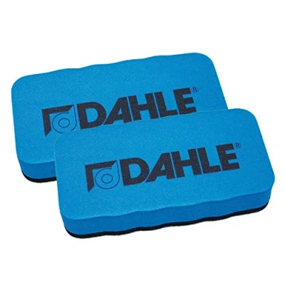 Afbeelding van Dahle Whiteboard spons (magnetische ruitenwisser voor chemische reiniging op vele oppervlakken) blauw (spons, blauw, 2) (set van 2 blauwe sponzen)