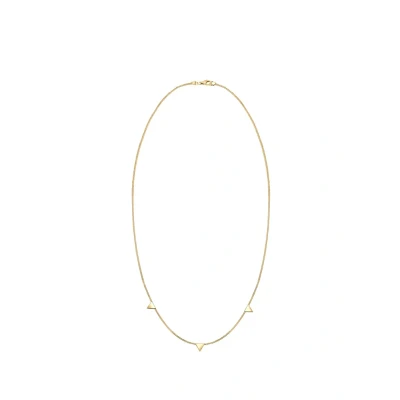 Afbeelding van Elli Dreieck Ketting goldcoloured, Dames, Maat: 40, Gold coloured