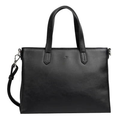 Afbeelding van TOM TAILOR Schoudertas Poppy Zip Shopper Black Zwart