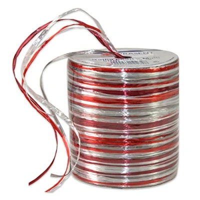 Afbeelding van Präsent Knutselband, 50 m, rood/meerkleurig