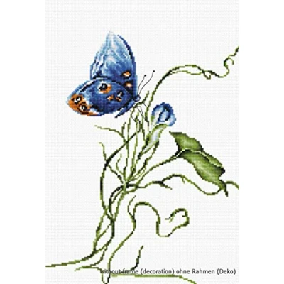 Afbeelding van Borduurpakket Butterfly vlinders om te borduren van Luca s