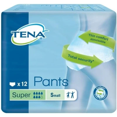 Afbeelding van Tena Pants Super mt S 12 st Incontinentiebroekjes
