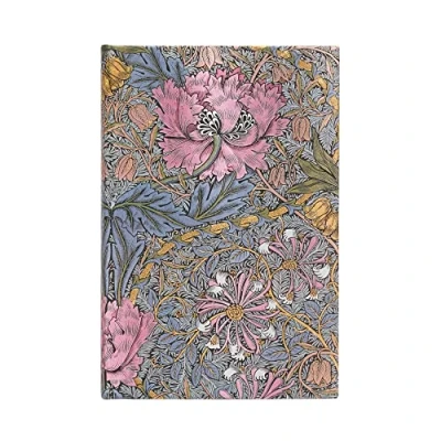 Afbeelding van Notitieboek Paperblanks Morris Pink Honeysuckle Mini Gelinieerded