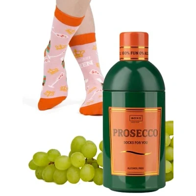 Afbeelding van soxo Cadeau idee voor dames, grappige damessokken, 35 40 EU, 1 2 paar
