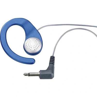 Afbeelding van MONACOR ES 10 mono oordopjes voor linkeroor, blauw