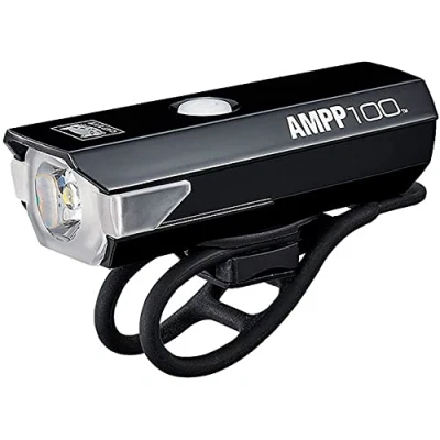 Afbeelding van CatEye AMPP100 + Orb Fietsverlichting LED USB Oplaadbaar Zwart