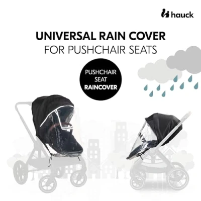 Afbeelding van Hauck Pushchair Seat Raincover regenhoes Transparant