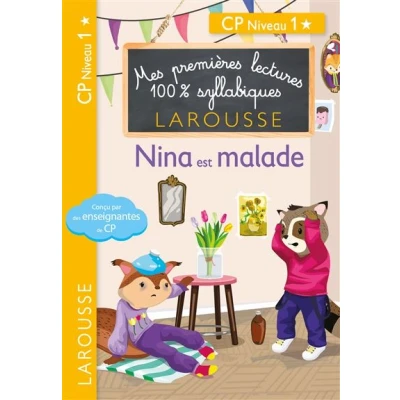 Image de Premières lectures syllabiques Nina est malade (Niveau 1)