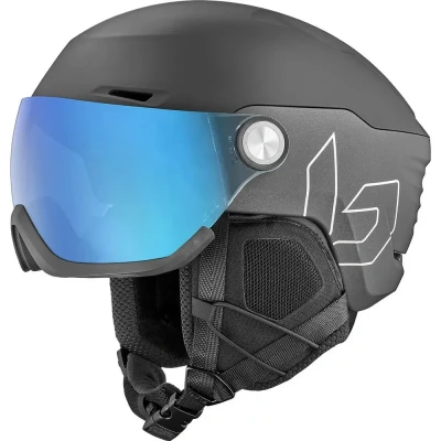 Afbeelding van Bollé V Ryft Pure Skihelm Black Coal Matte 59 62 Cm Zwart Skihelmen
