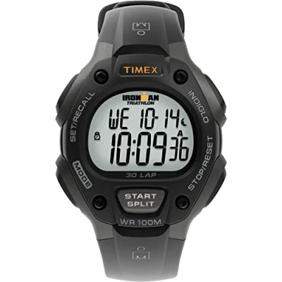 Afbeelding van Timex IRONMAN Running 30 LAP sporthorloge voor heren, schokbestendig, zwart., TFV8